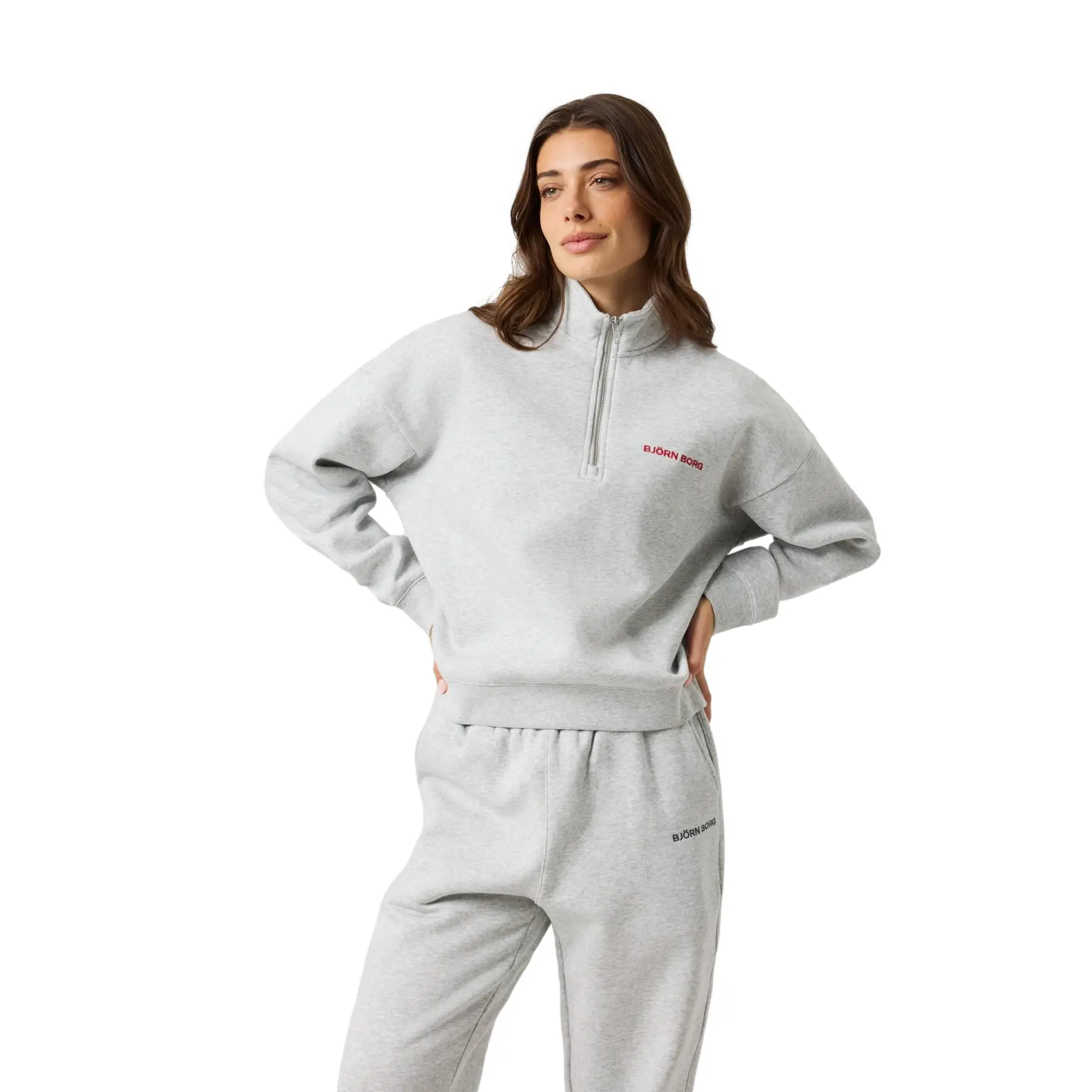 Sweatshirt 1/2 zip woman BjÃ¶rn Borg