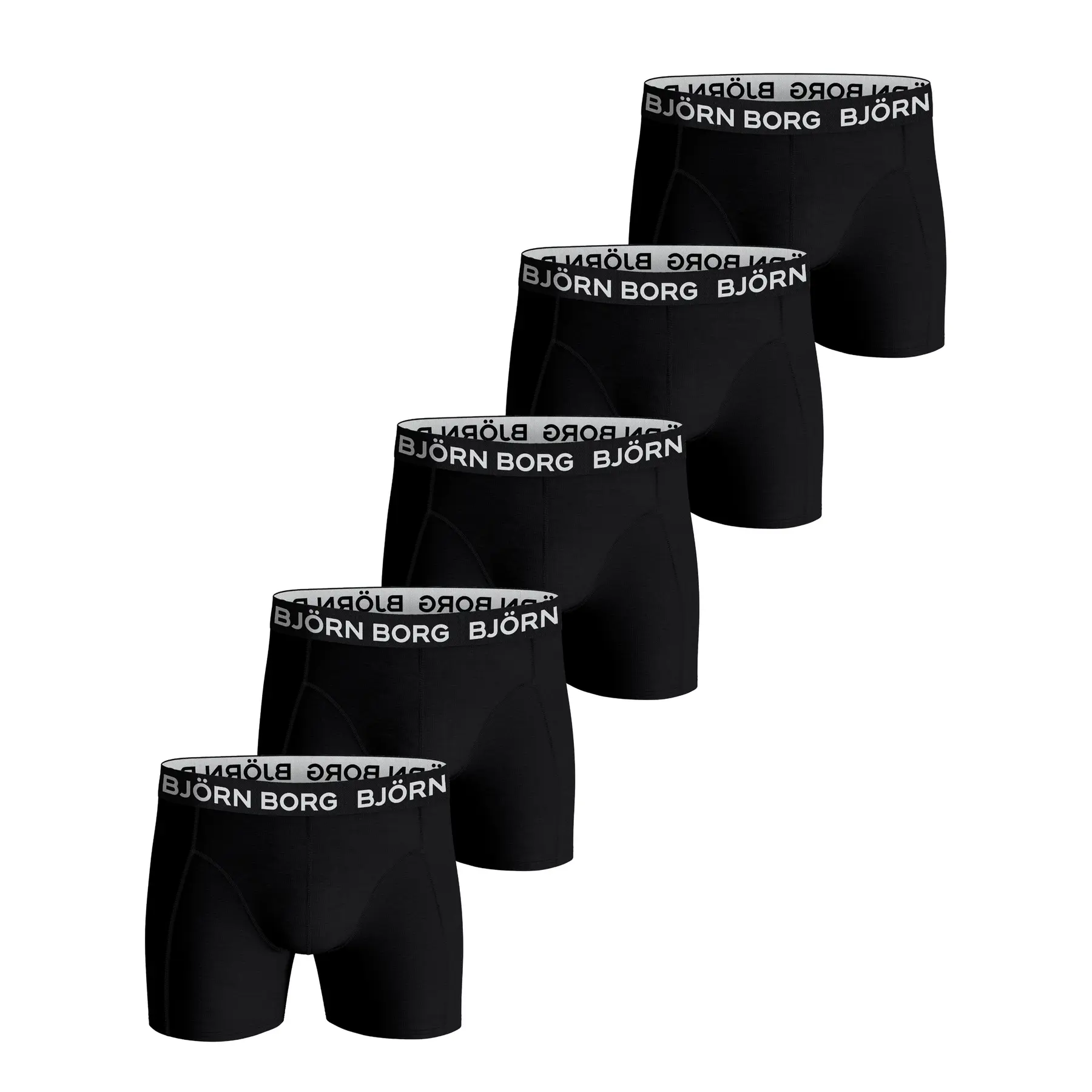Cotton boxer shorts BjÃ¶rn Borg Stretch (x5)