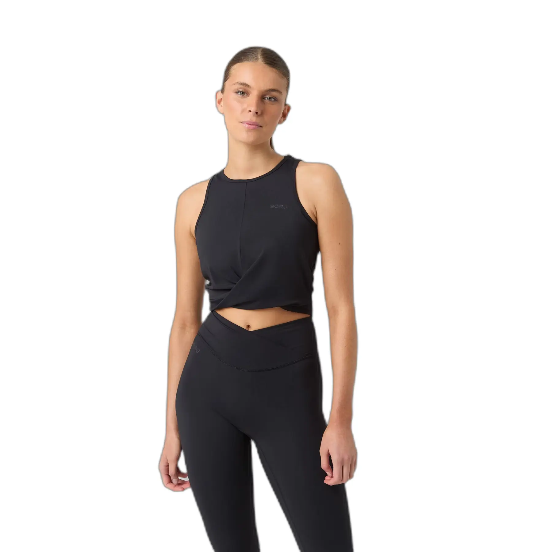 Björn Borg Women's Noir Tank Top Studio Cross