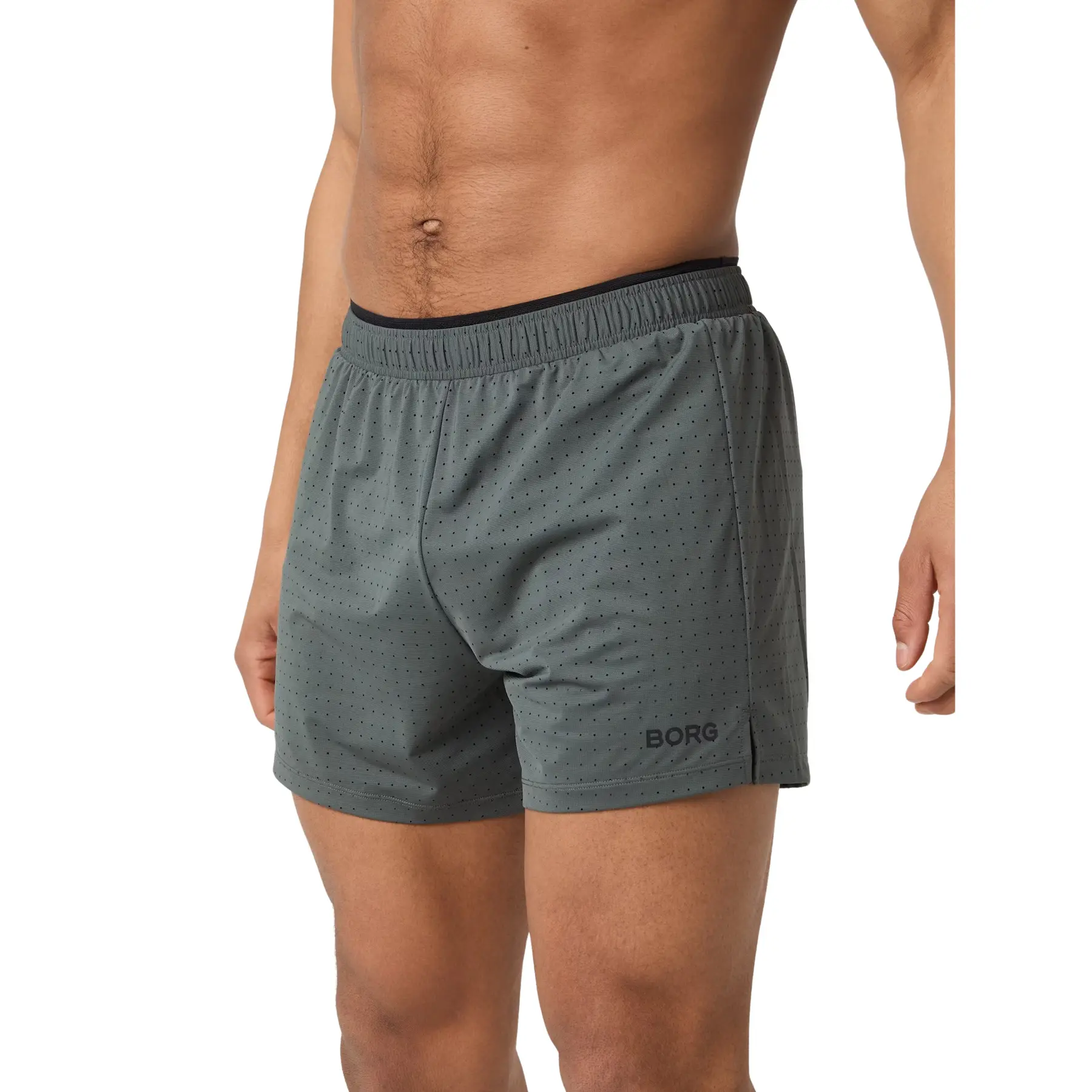Björn Borg Men's Gris Short Perforated 5'