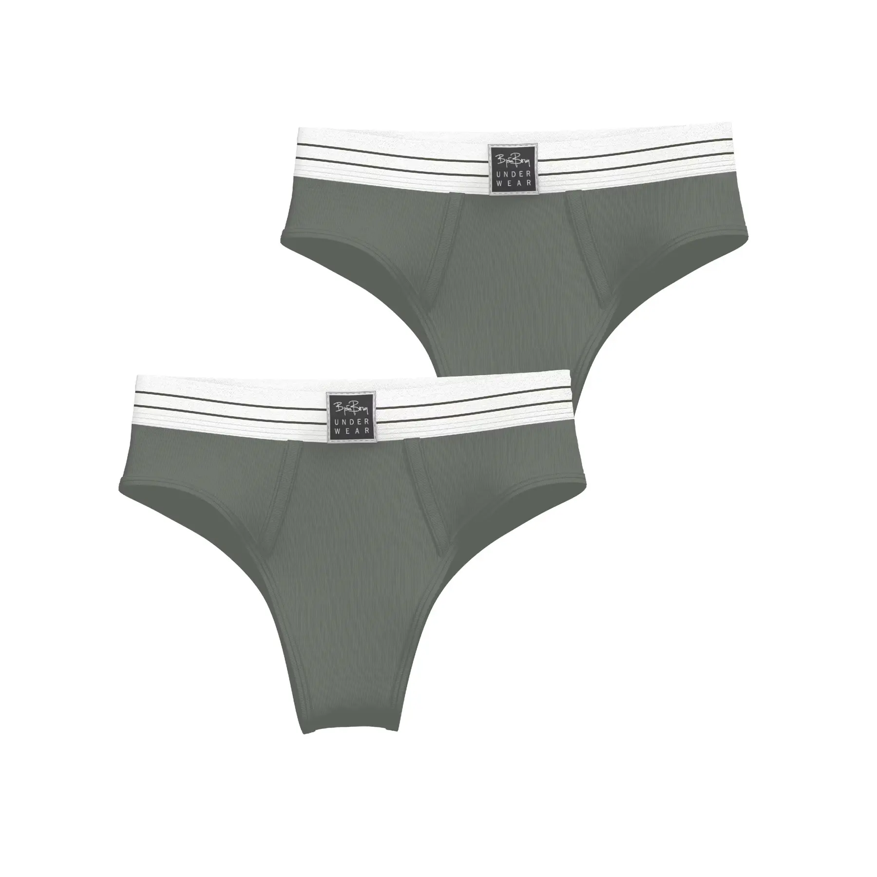 Björn Borg Women's Vert Panties Original Highwaist Brief (X2)
