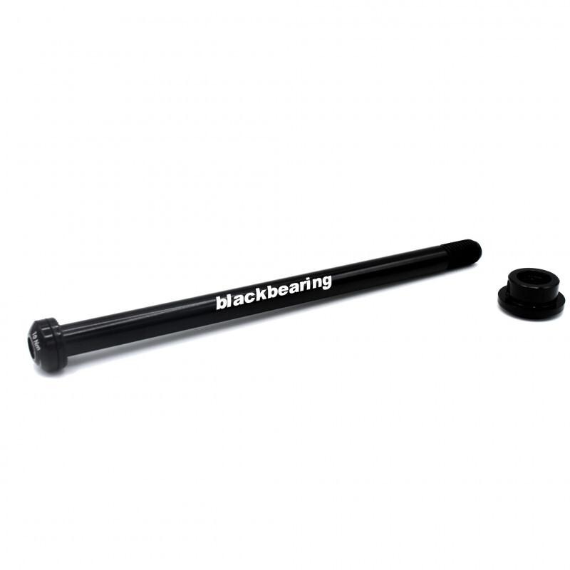 Velo Store - UK Wheel axle Black Bearing 12 mm - 228,5 - M12x1,5 - 19 mm - R12.7 | Extra 10% off with Subscription, Postage £16.79 to UK Fedex.