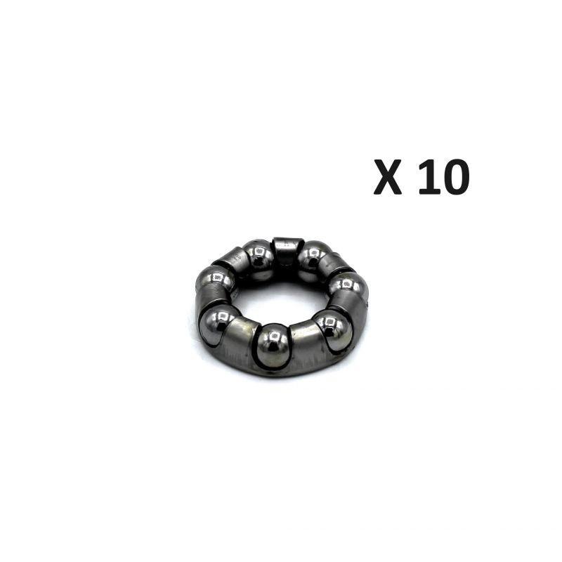Velo Store - UK Ball bearing cage Black Bearing 1/4-7 (x10) | Extra 10% off with Subscription, Postage £16.79 to UK Fedex.