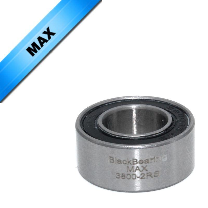 Velo Store - UK Bearing Black Bearing MAX - 3800-2RS 10 x 19 x 7 mm | Extra 10% off with Subscription, Postage £16.79 to UK Fedex.