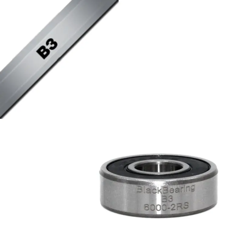 Velo Store - UK Bearing Black Bearing B3 - 6000-2RS - 10 x 26 x 8 mm | Extra 10% off with Subscription, Postage £16.79 to UK Fedex.