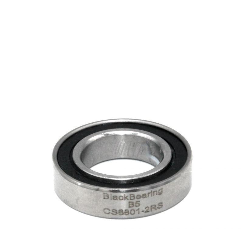 Velo Store - UK Ceramic bearing Black Bearing 6801-2RS - 12 x 21 x 5 mm | Extra 10% off with Subscription, Postage £16.79 to UK Fedex.