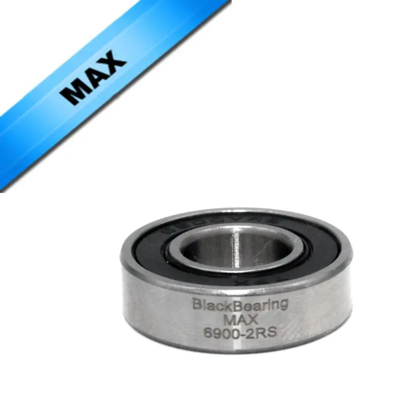 Velo Store - UK Bearing max Black Bearing MAX - 6900-2RS - 10 x 22 x 6 mm | Extra 10% off with Subscription, Postage £16.79 to UK Fedex.