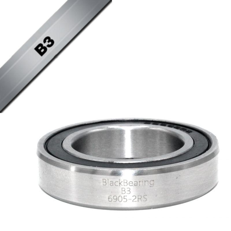 Velo Store - UK Bearing Black Bearing B3 - 6905-2RS - 25 x 42 x 9 mm | Extra 10% off with Subscription, Postage £16.79 to UK Fedex.
