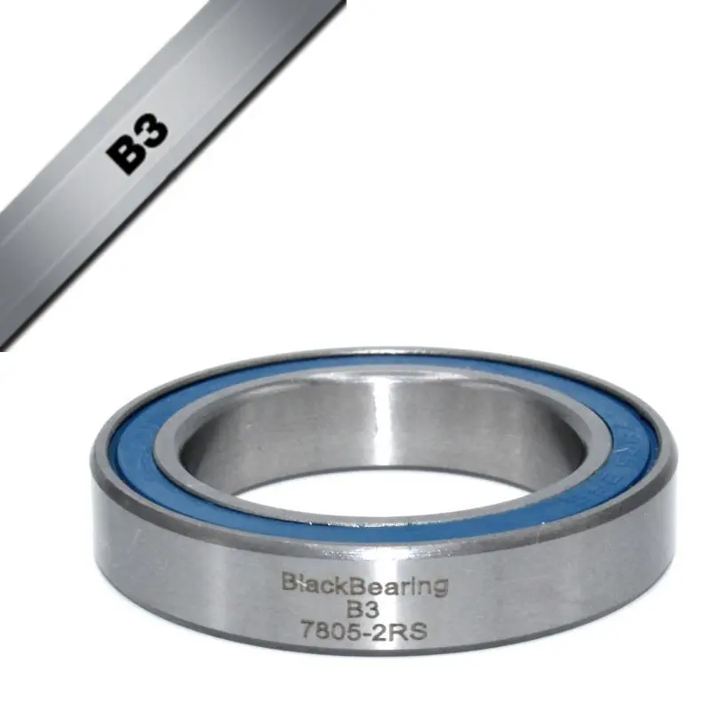 Velo Store - UK Bearing Black Bearing B3 - 7805-2RS - 25 x 37 x 7 mm | Extra 10% off with Subscription, Postage £16.79 to UK Fedex.
