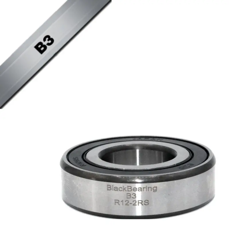 Velo Store - UK Bearing Black Bearing B3 - R12-2RS - 19,05 x 41,28 x 11,11 mm | Extra 10% off with Subscription, Postage £16.79 to UK Fedex.