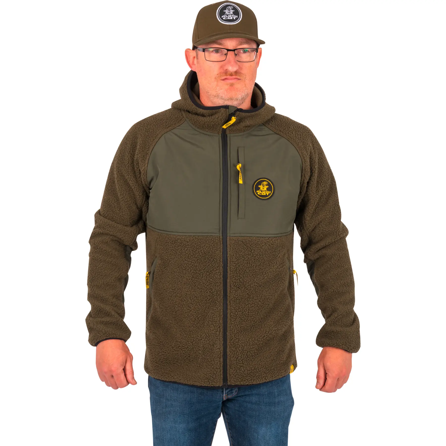 Hooded Fleece Black Cat