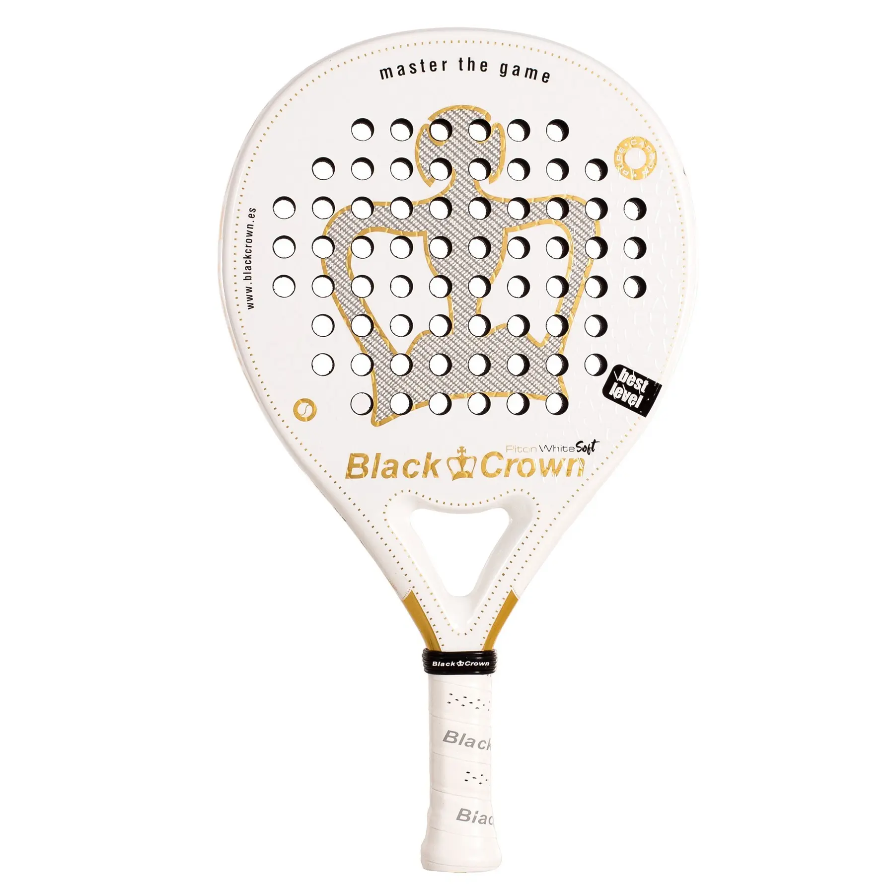 Pala de pádel Black Crown Piton White Soft 2025