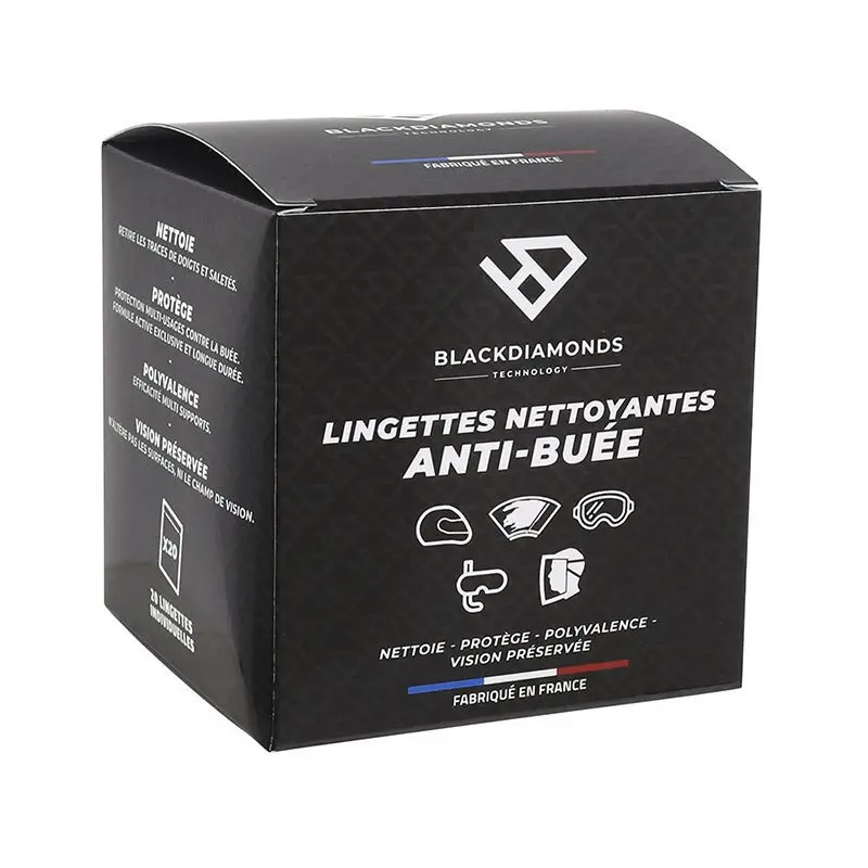 Anti-Beschlag-Reinigungstücher Black Diamond (x10)