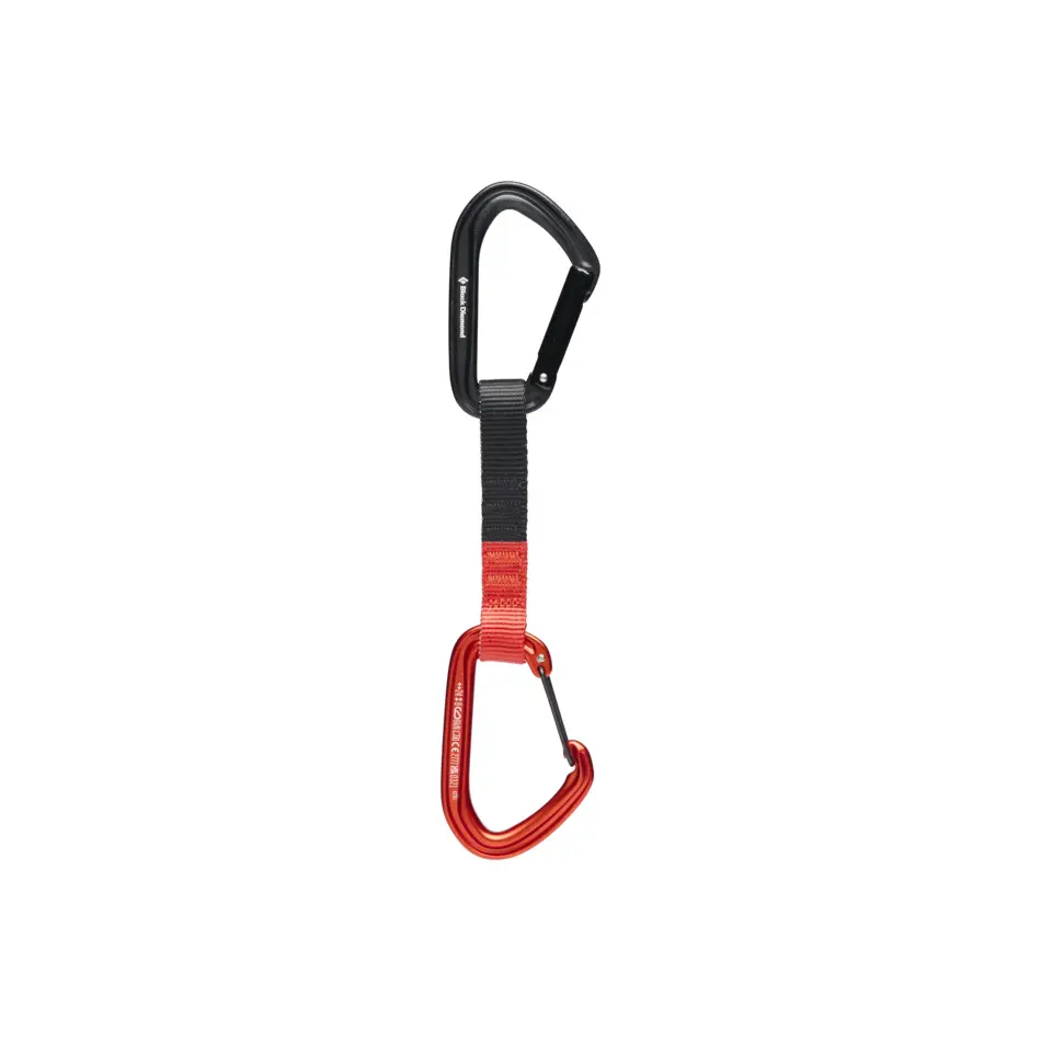 Black Diamond Unisex Rouge Mountaineering Quickdraw Hotforge Hybrid Quickdraw