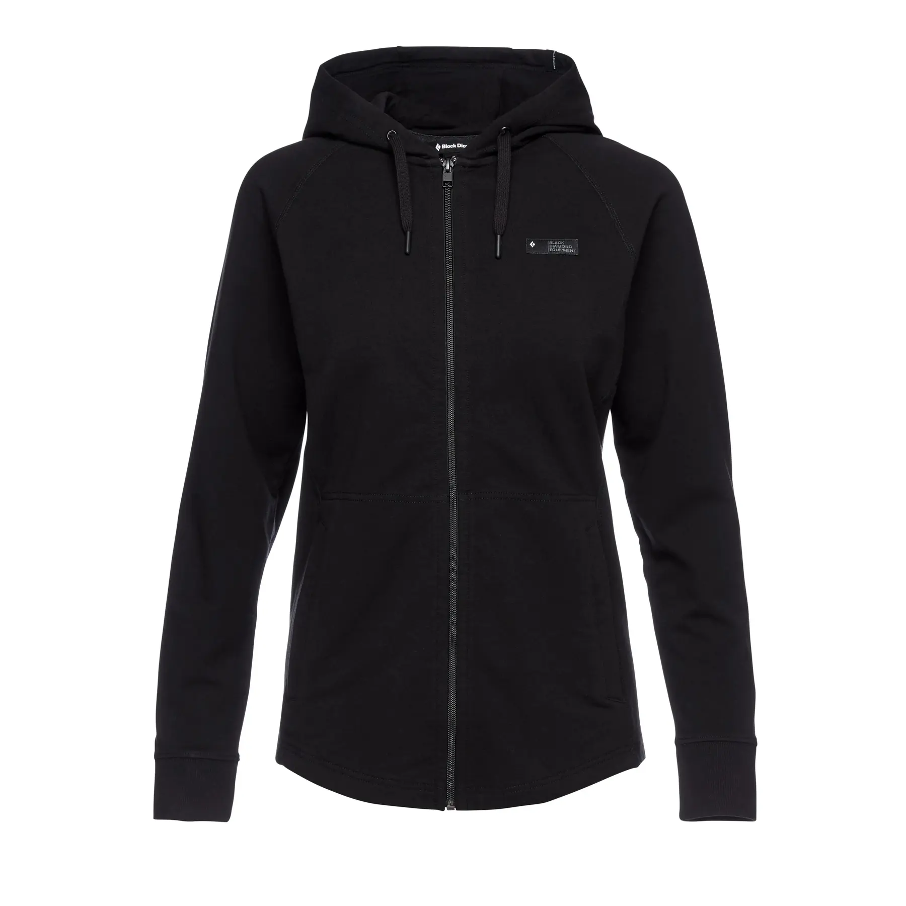 Hoodie Damen Black Diamond Mountain Transparency FZ HDY