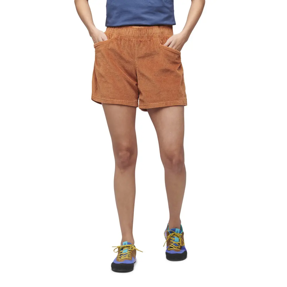 Corduroy shorts for women Black Diamond Dirtbag