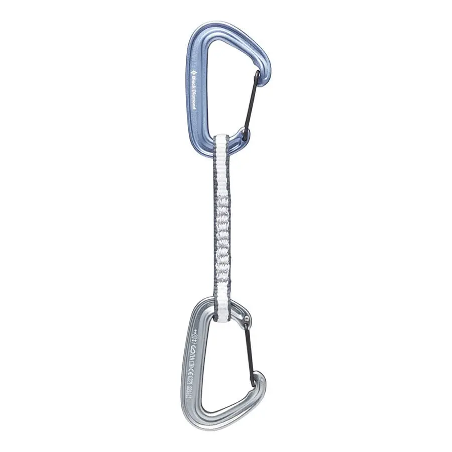Black Diamond Unisex Blanc Climbing Carabiner Miniwire Quickdraw