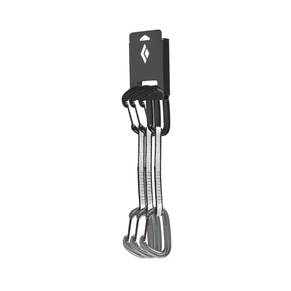 Black Diamond Unisex Noir Mountaineering Quickdraw Litewire Quickdraw (X3)