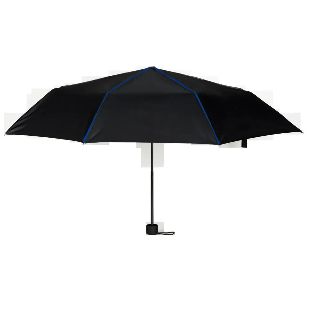 Mini Folding Umbrella Black & Match