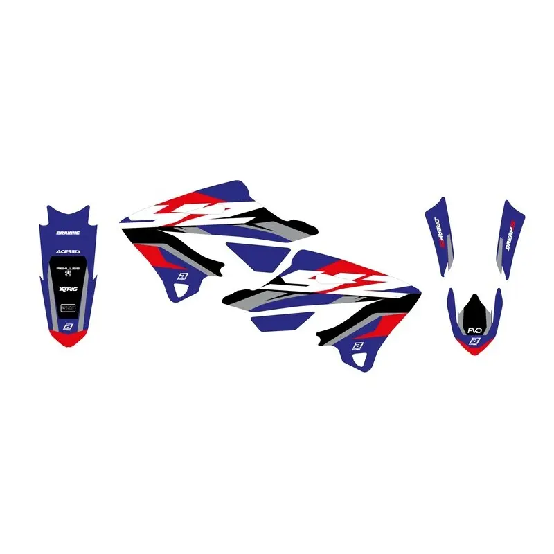 Motorfiets decoratie kit Blackbird Racing Dream Graphic 5