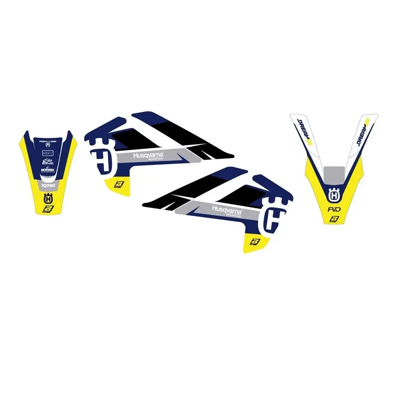 Motorrad Dekorationsset Blackbird Racing Husqvarna TC 85 Big Wheels 19/16