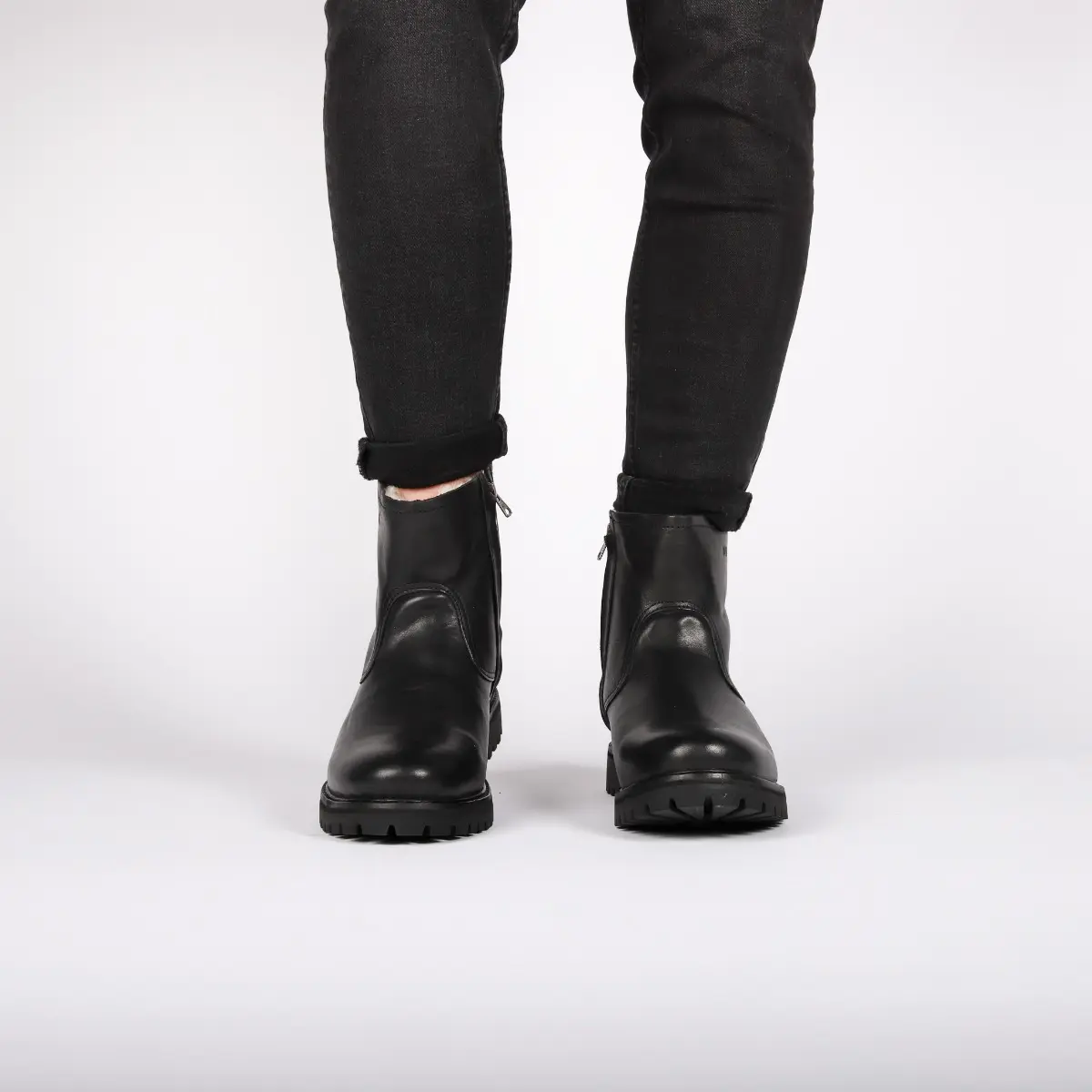 Blackstone MM33 Sneaker Boot In Port Blackstone Ludlow CW96 High Top Sneaker (Women) - Indigo  main image 3
