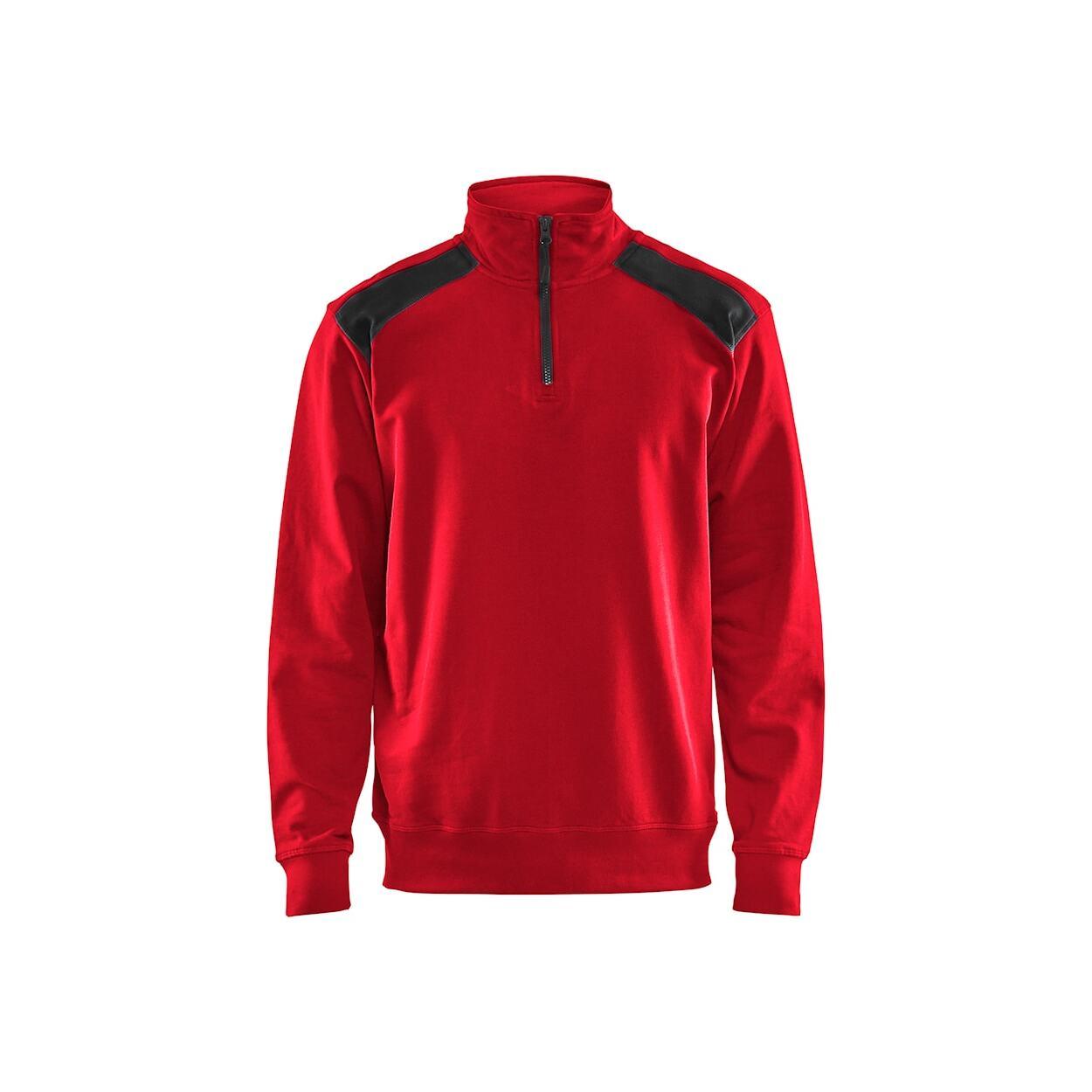 7330509596937 - Sweatshirt mit Trucker-Kragen zweifarbig Blaklader