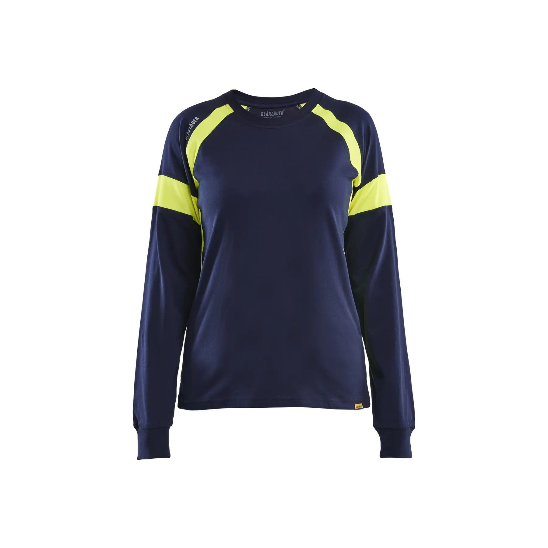 7330509917572 - T-Shirt mit langen Ärmeln und hoher Sichtbarkeit Damen Blaklader