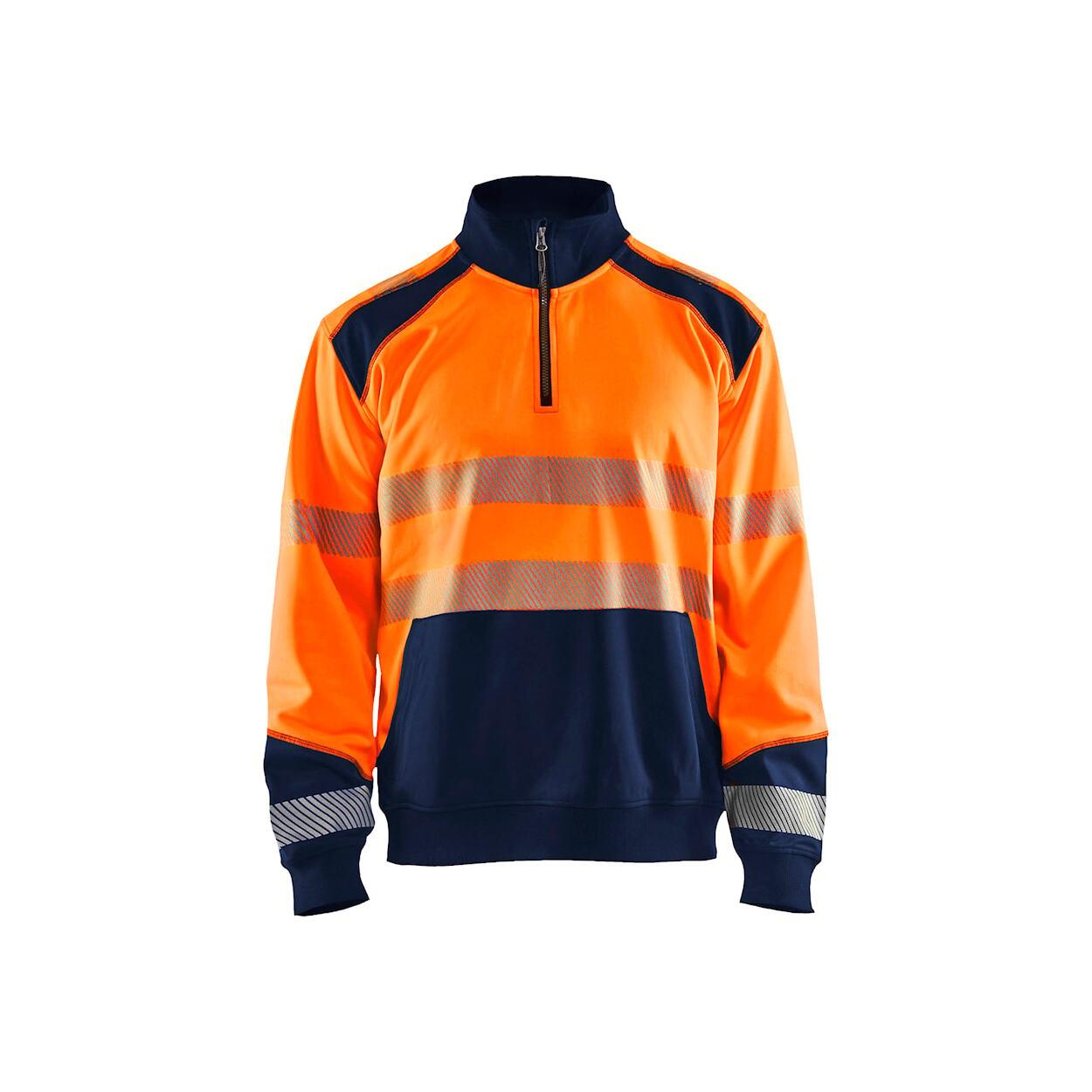 7330509623428 - Sweatshirt mit Trucker-Kragen mit hoher Sichtbarkeit Blaklader 7330509623428 - Sweatshirt mit Trucker-Kragen mit hoher Sichtbarkeit Blaklader