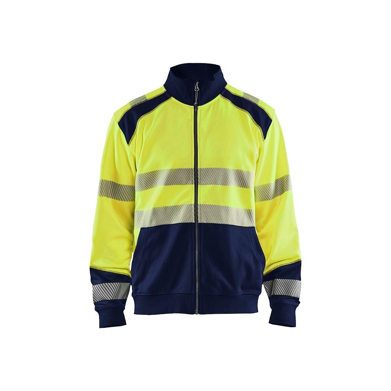 7330509610268 - Sweatshirt mit Reißverschluss und hoher Sichtbarkeit Blaklader