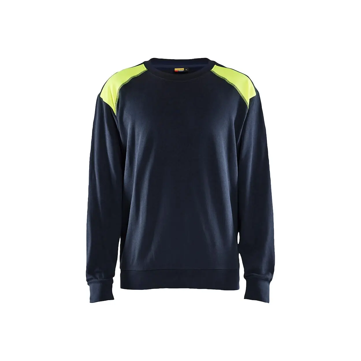 7330509890219 - Zweifarbiges Sweatshirt mit Rundhalsausschnitt Blaklader