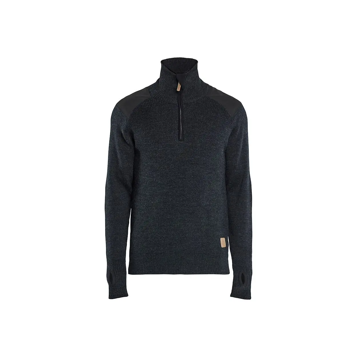 7330509628577 - Sweatshirt aus Wolle mit Reißverschlusskragen Blaklader