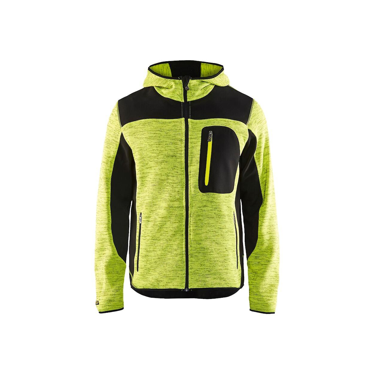 7330509446256 - Strickjacke mit Kapuze txxl - fluo gelb schwarz - 493021173399-XXL - Blaklader 7330509446256 - Strickjacke mit Kapuze txxl - fluo gelb schwarz - 493021173399-XXL - Blaklader