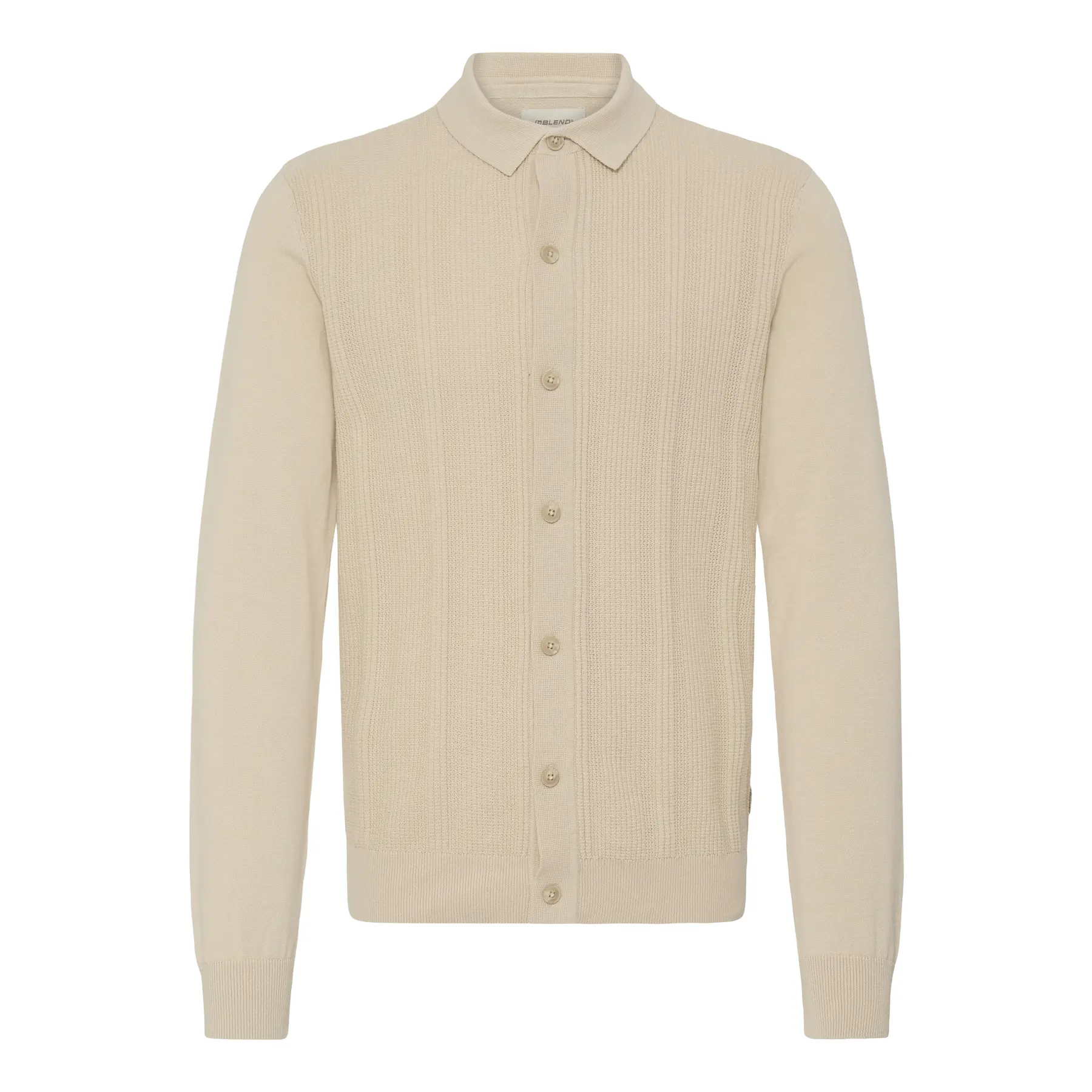 Image of Polo-Strickjacke Blend Baron