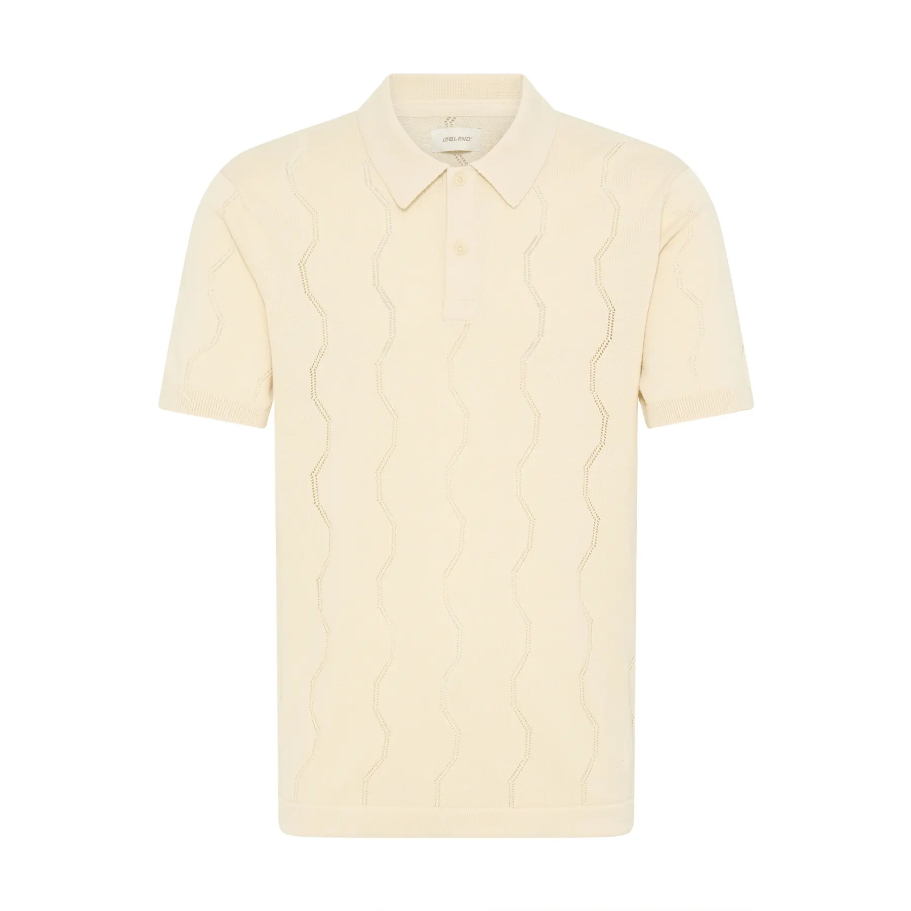 Image of Gestricktes Poloshirt Blend BHDuran