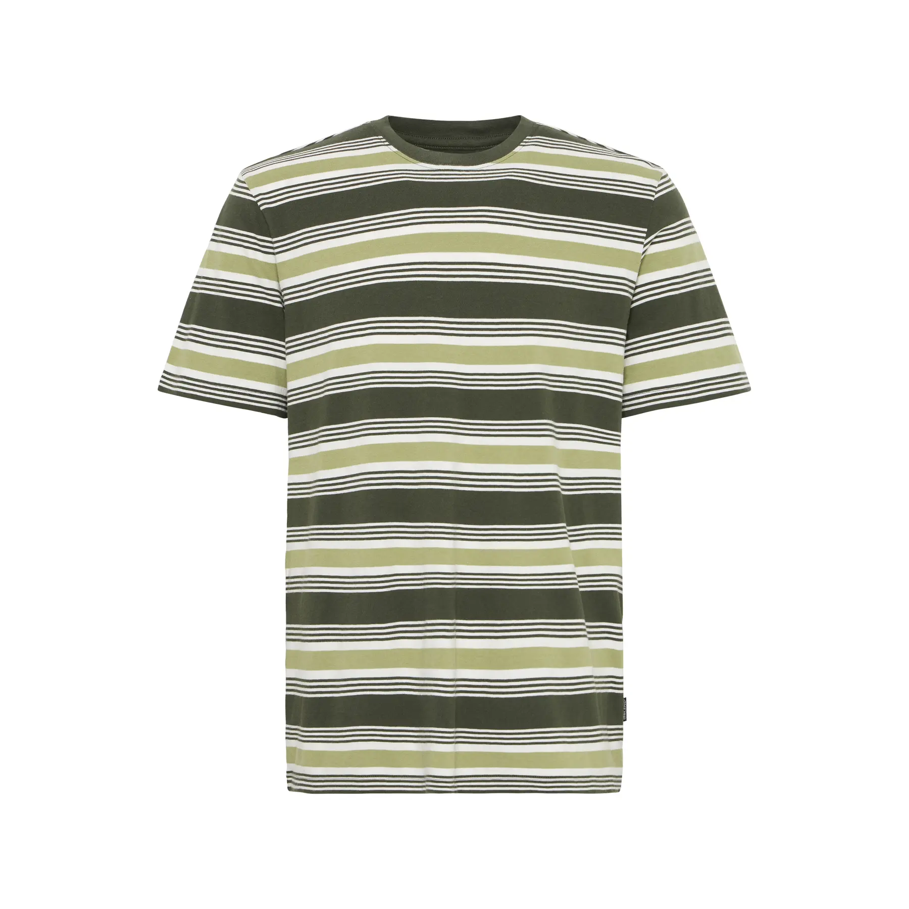 Blend Gris Striped T-Shirt Bhkalei