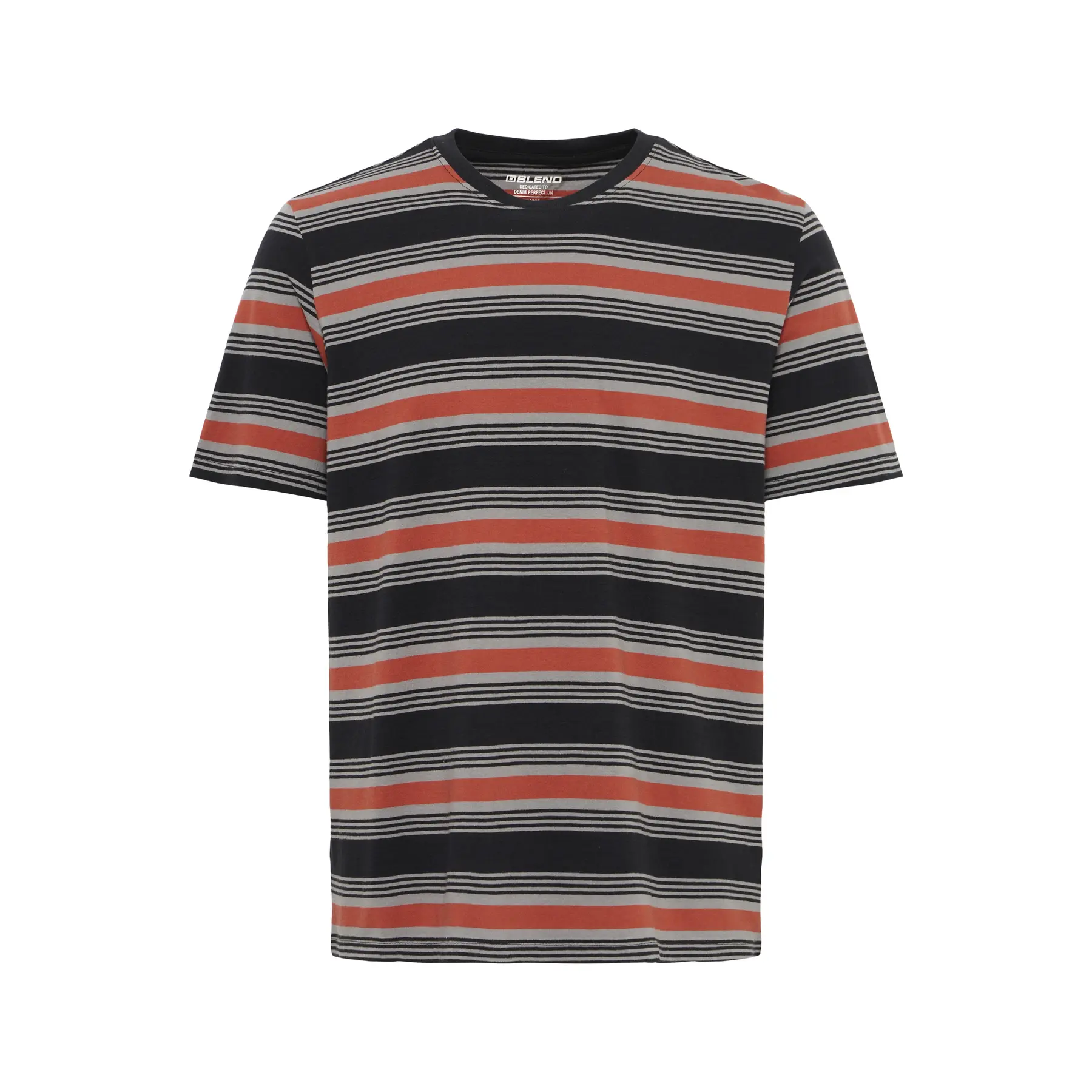 Blend Noir Striped T-Shirt Bhkalei