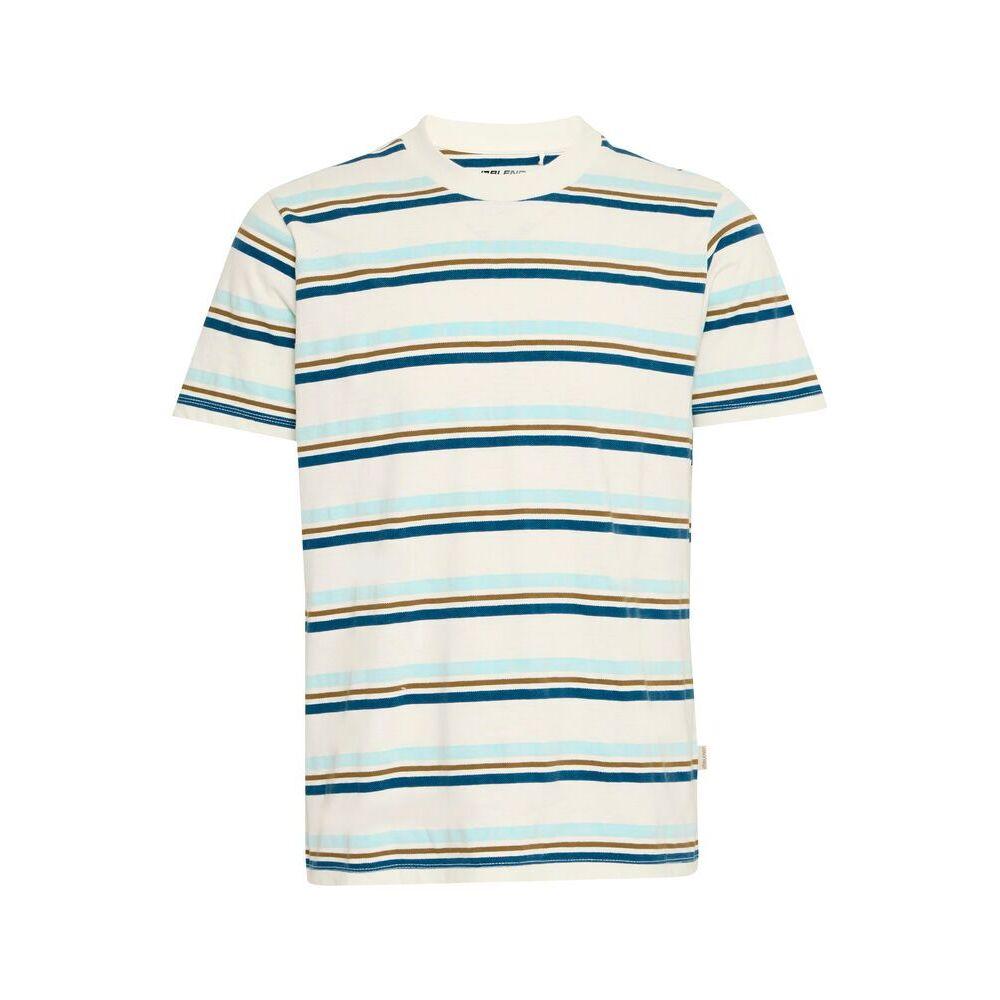 5715574936574 - T-Shirt mit geripptem Rundhalsausschnitt Modell JAMAS