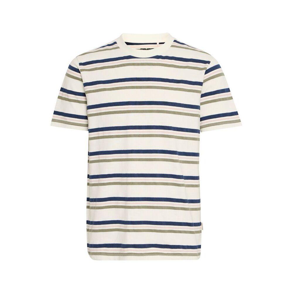 5715574936642 - T-Shirt mit geripptem Rundhalsausschnitt Modell JAMAS