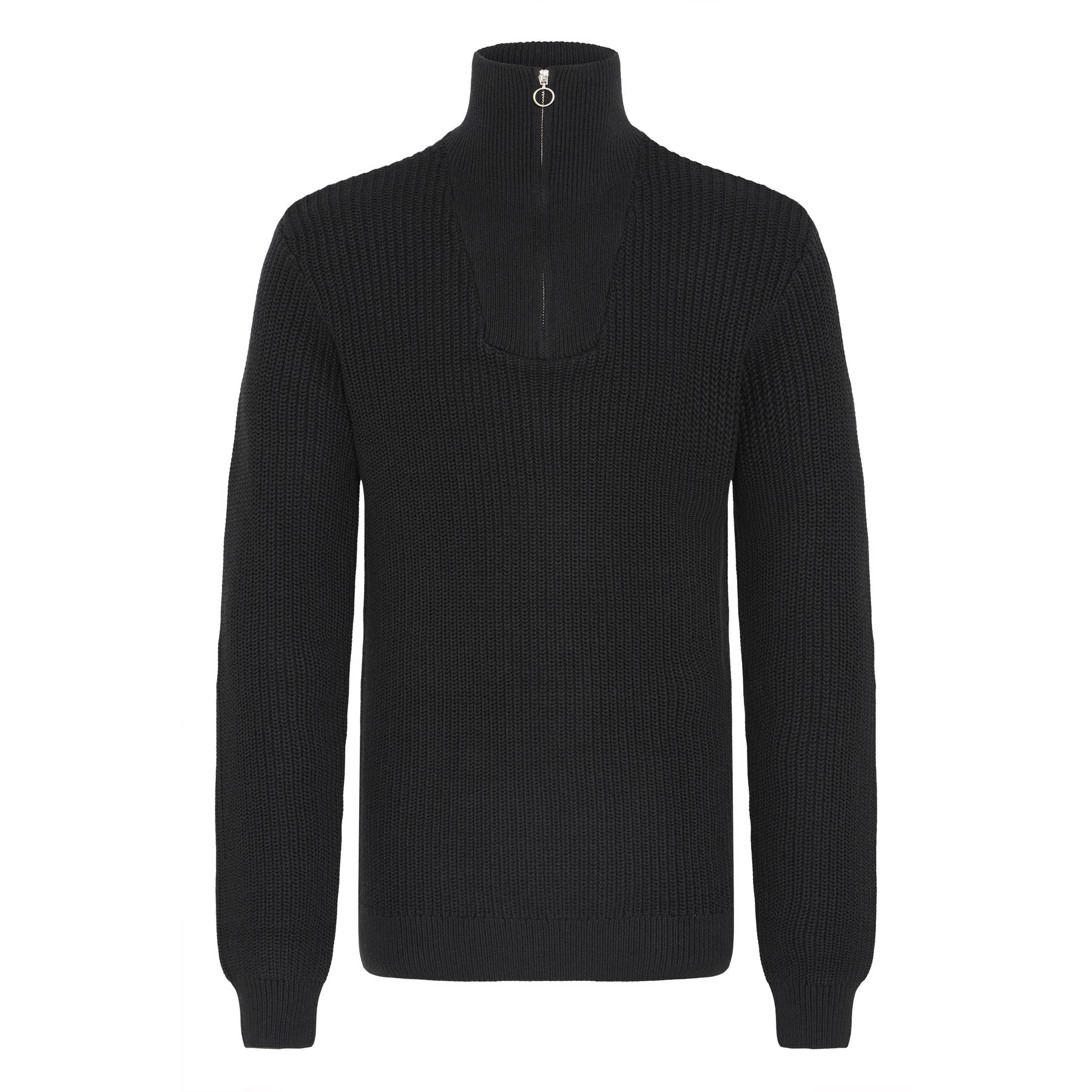 5715750178255 - Rollkragenpullover mit halbem Reißverschluss deno
