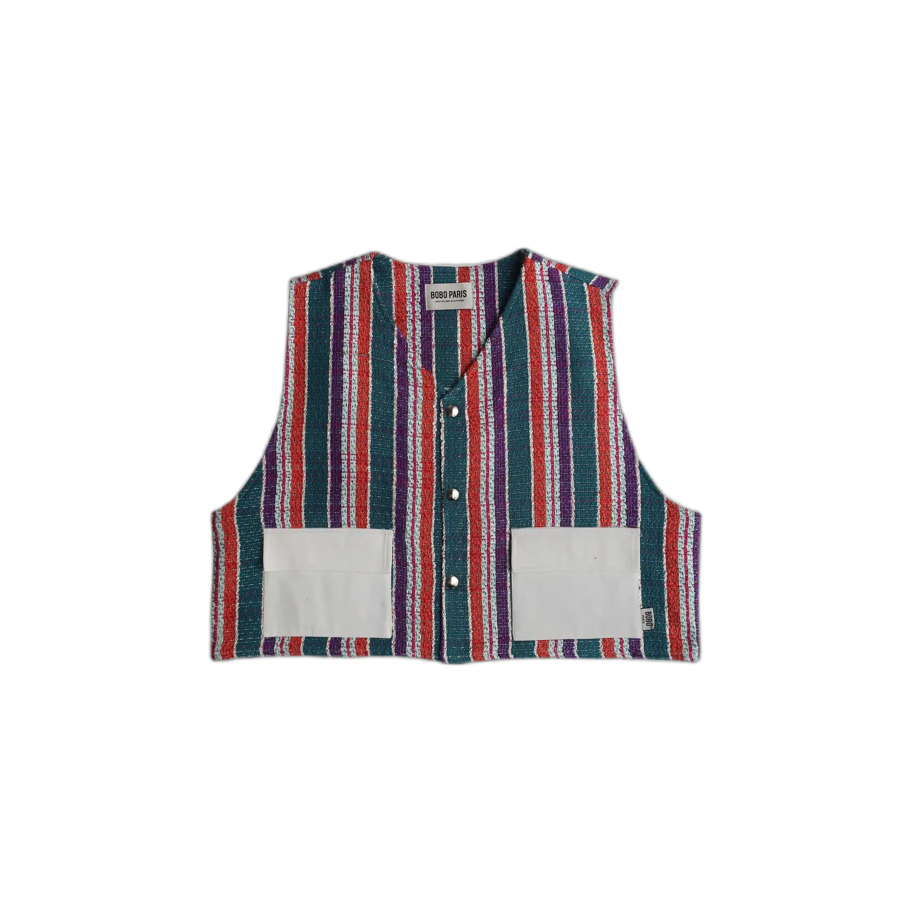 3701575102225 - Kurze ärmellose Weste aus Tweed für Damen Véra