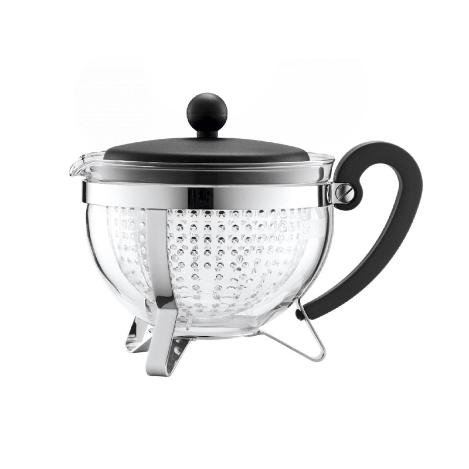 0727015205137 - bodum Teebereiter Chambord in Schwarz - 1 l 0727015205137 - bodum Teebereiter Chambord in Schwarz - 1 l