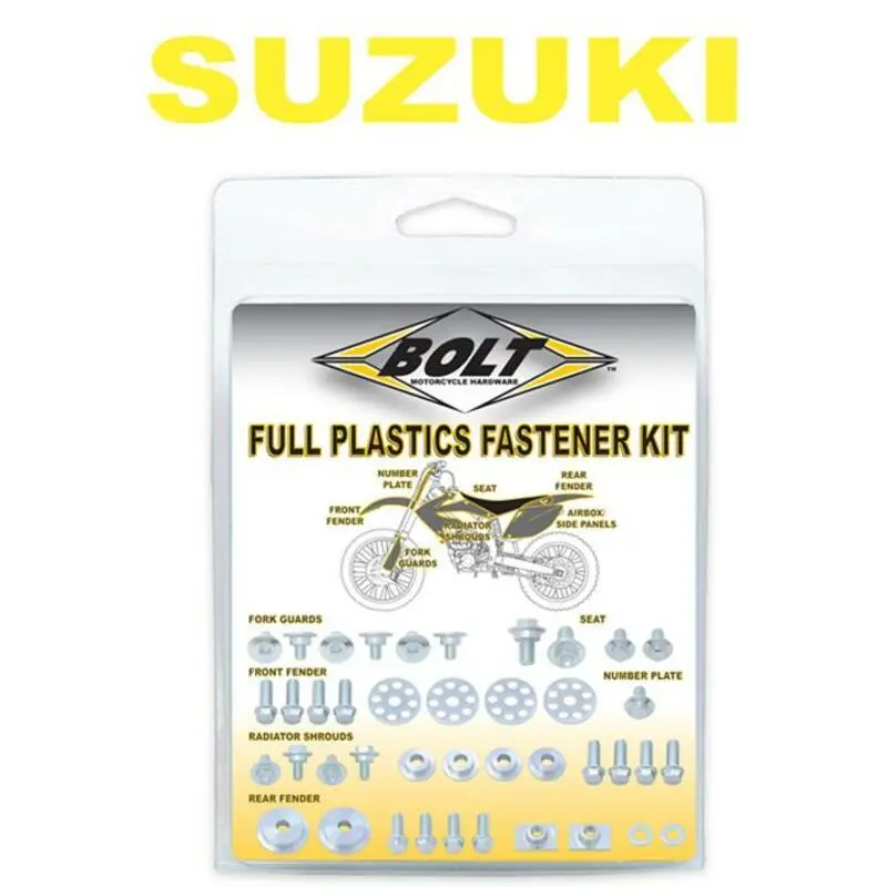Kit für Motorrad-Kunststoffschrauben Bolt Suzuki RM-Z450