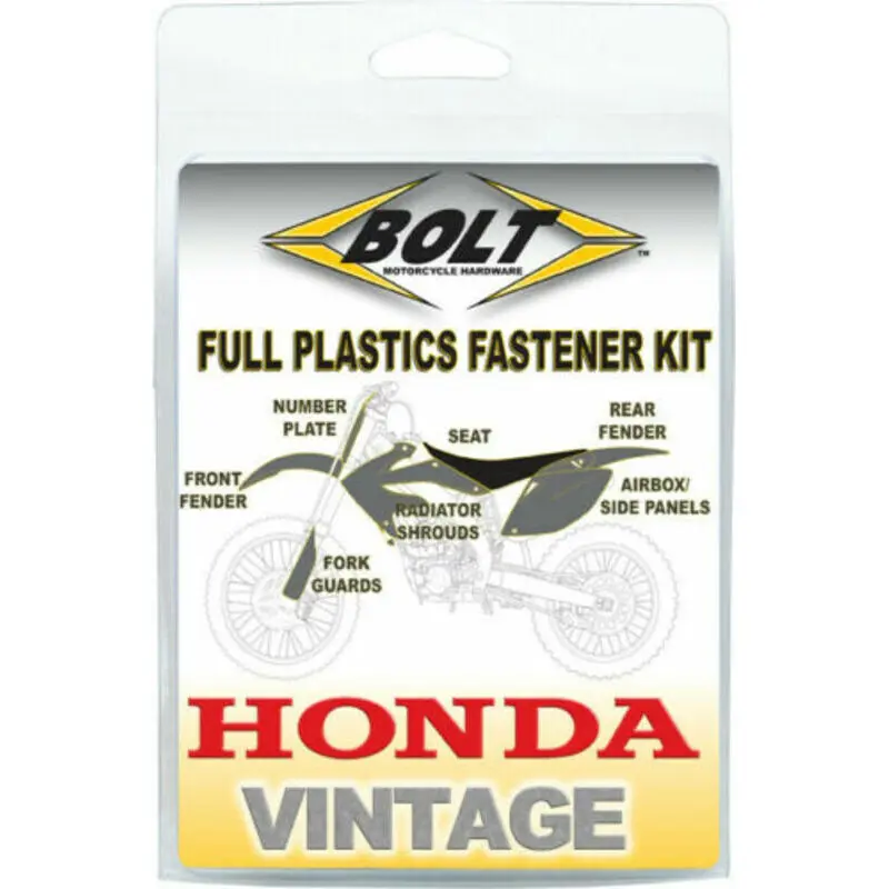 Kit für Motorrad-Kunststoffschrauben Bolt Honda CR125R