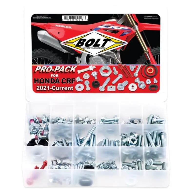 Kit für Motorrad-Kunststoffschrauben Bolt Pro Pack Honda