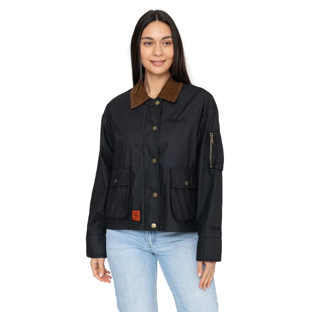Bombers Original Women's Noir Jacket Bombers Londing