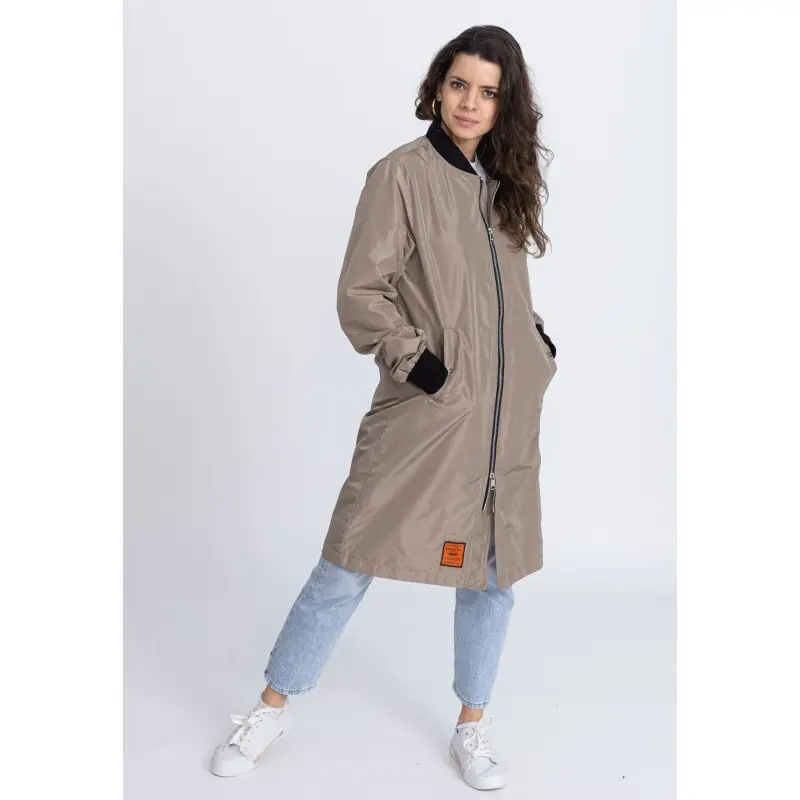 Bombers Original Women's Beige Jacket Bombers Ma105