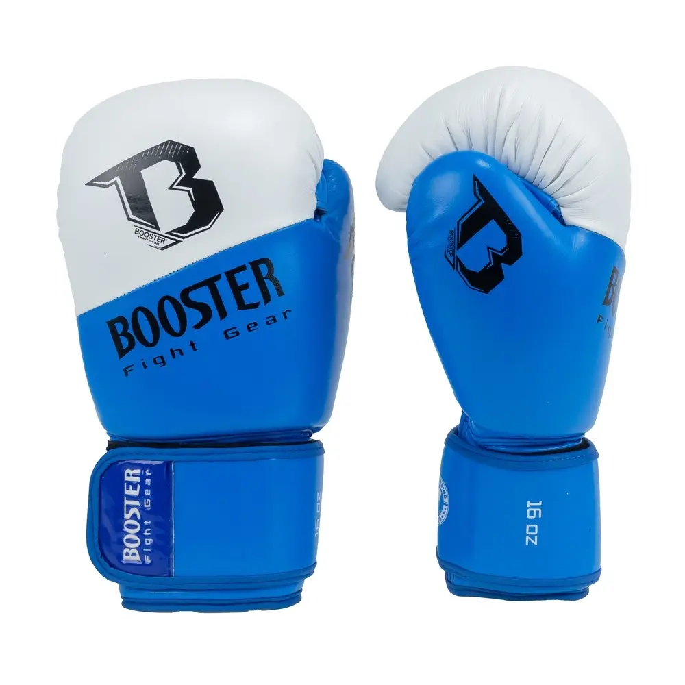Booster Boxing Gloves Thunder Series 2 Blue/White | Kickboxing-shop.nl 16 oz Booster Boxing Gloves Thunder Series 2 Blue/White | Kickboxing-shop.nl 16 oz
