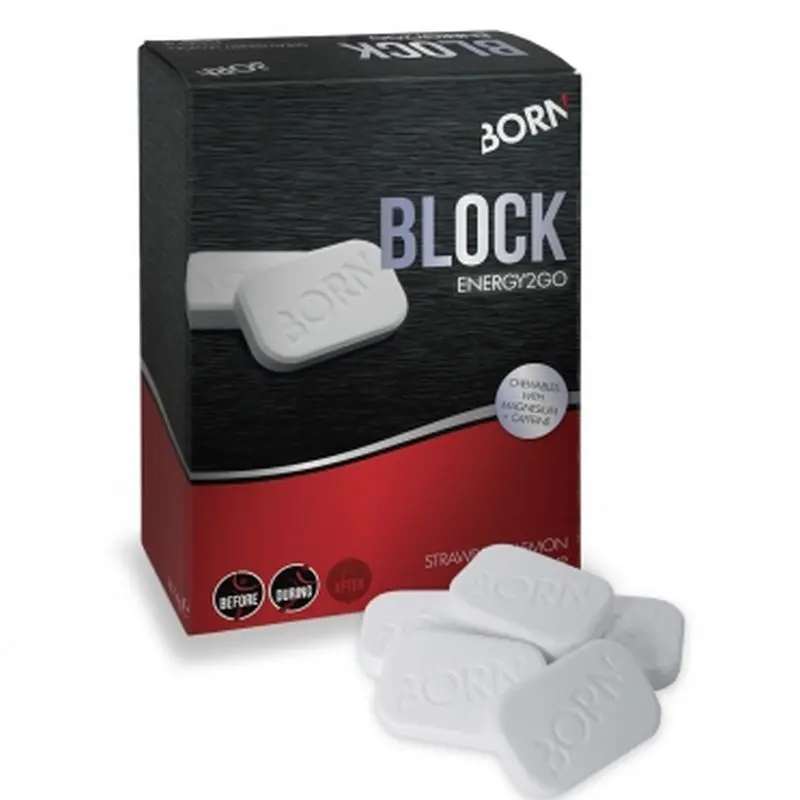 Image of Schachtel mit 16 Tabletten Born Energy Block