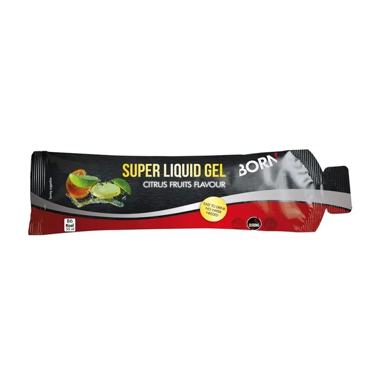 Velo Store - UK Super liquid energy gel Born - agrumes (x12) | Extra 10% off with Subscription, Postage £16.79 to UK Fedex.